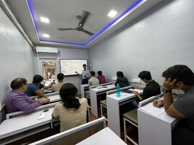 A full batch in the Girgaon classroom
